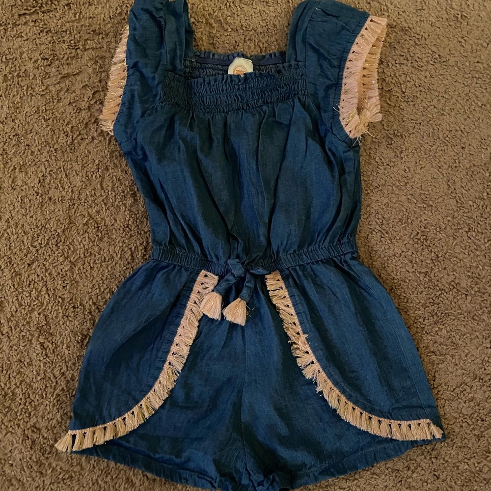 Denim romper